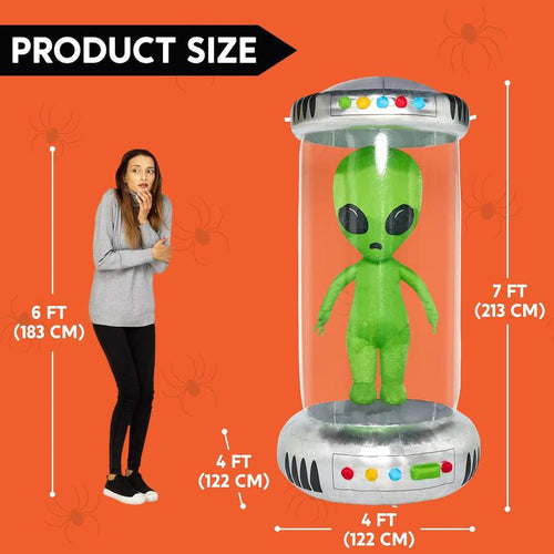 7 FT Alien in Test Tube: The One Nobody Else Has