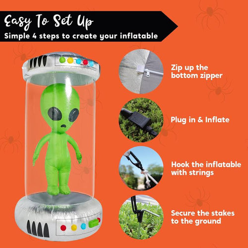 7 FT Alien in Test Tube: The One Nobody Else Has
