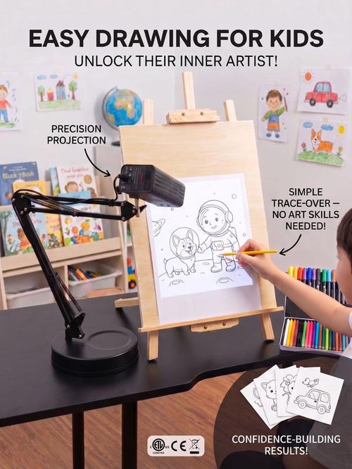 360° Art Tracing Projector: Professional-Grade Tracing Precision for Any Craft, Any Surface.