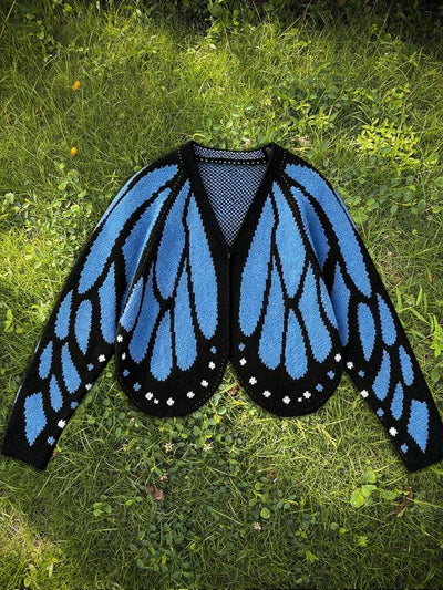 Butterfly Wing Knit Cardigan