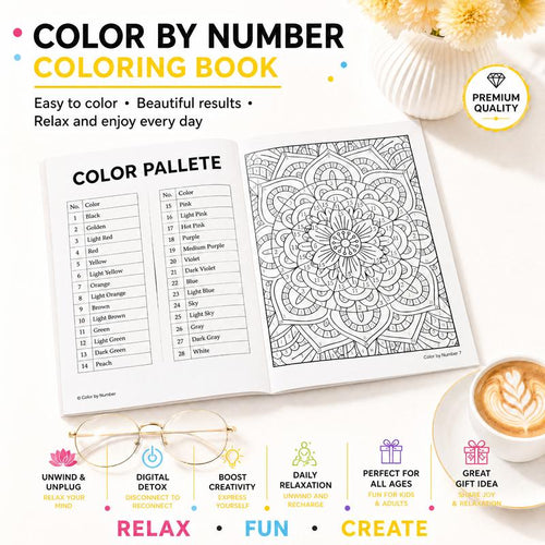 Color By Number For Adults: The Off-Switch For Nighttime Racing Thoughts