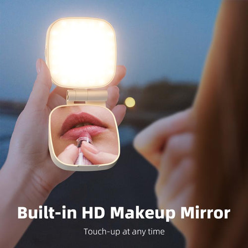 Magnetic Selfie Light with Mirror: Use Your Good Camera