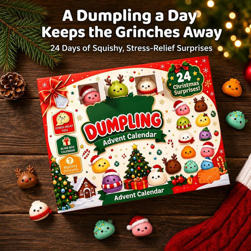 Christmas Dumpling Squishy Advent Calendar: 24 Days