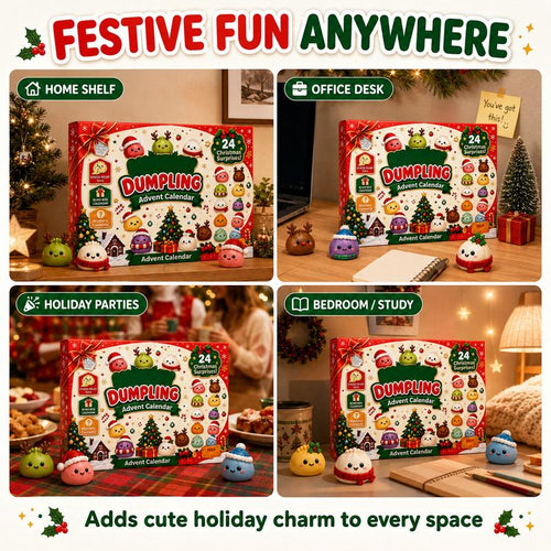 Christmas Dumpling Squishy Advent Calendar: 24 Days