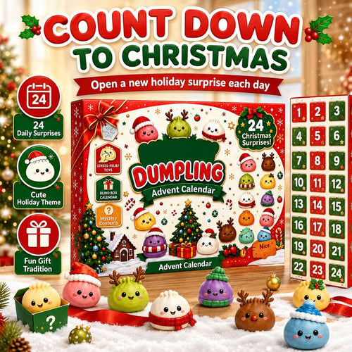 Christmas Dumpling Squishy Advent Calendar: 24 Days