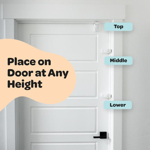 Snap-On Childproof Door Lock: No Drill