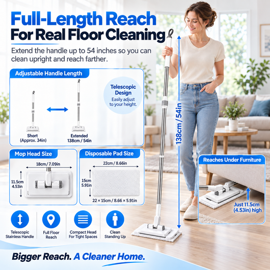 Retractable Disposable Pad Mop