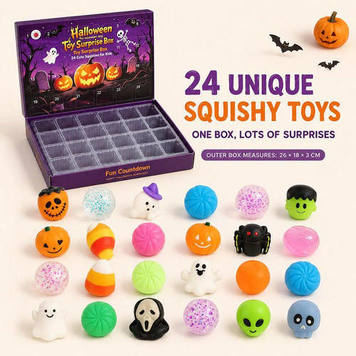 Halloween Squishy Countdown Box - 24 Day Advent