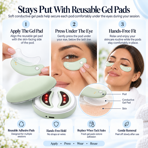 Red Light EMS Under Eye Patches
