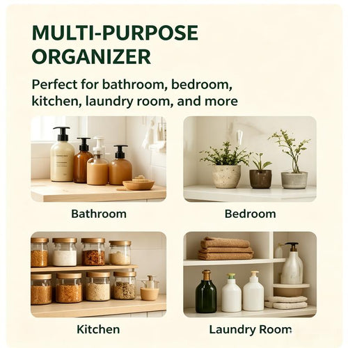 3-Tier Woven Hanging Basket Organizer
