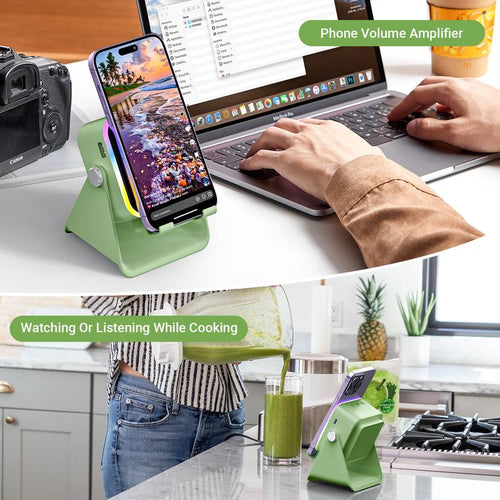 5-in-1 Induction Speaker Stand: Touch Down and Play